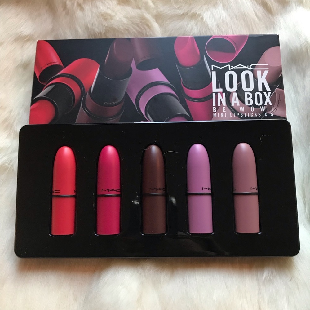MAC mini lipsticks x 5